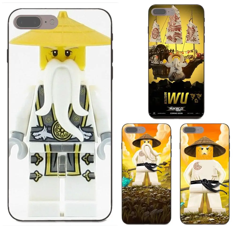 

Movie Lego Ninjago Sensei Wu Print Soft Mobile Phone For Xiaomi Mi Mix Max Note 2 2S 3 5X 6 8 SE A1 Play F1
