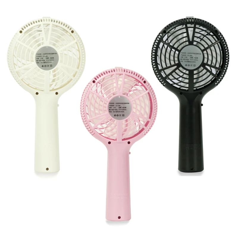 

Portable Handheld Humidifier Misting Fan Spray Mini USB Air Cooler Rechargeable