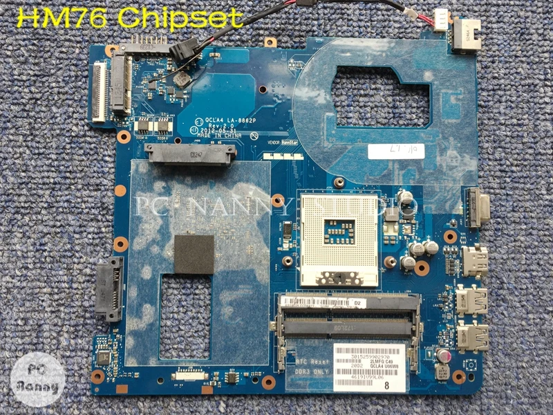 

NOKOTION QCLA4 LA-8862P mainboard laptop motherboard for samsung NP350V DDR3 Mainboard fully test