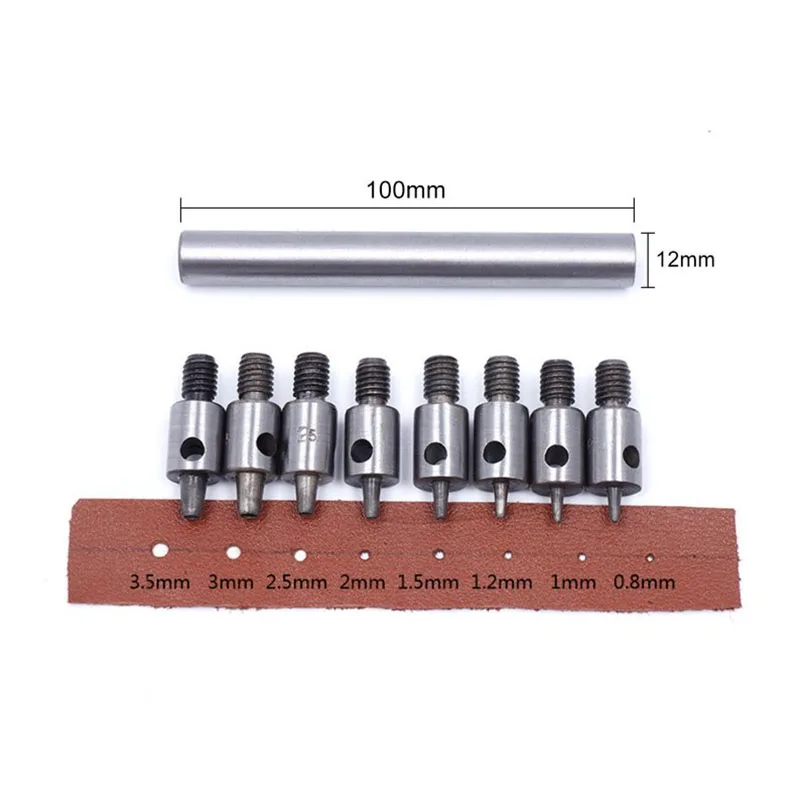 Дырокол Съемная пробойник для кожи круглый Пробойники отверстий кожа инструмент для люверсов ушко инструмент для кожевенных ремесел