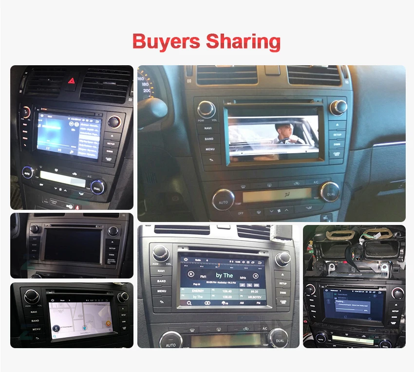 Cheap 7" Android 9.0 Car DVD For Toyota Avensis T27 2009 2010 2011 2012 2013 2014 2015 Auto Radio FM WiFi GPS Navigation Backup Camera 13
