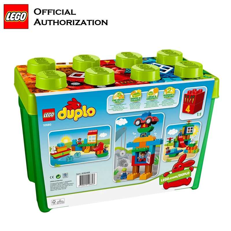 Duplo Lego большой размер 95 шт строительные блоки форма и красочные серии игрушек