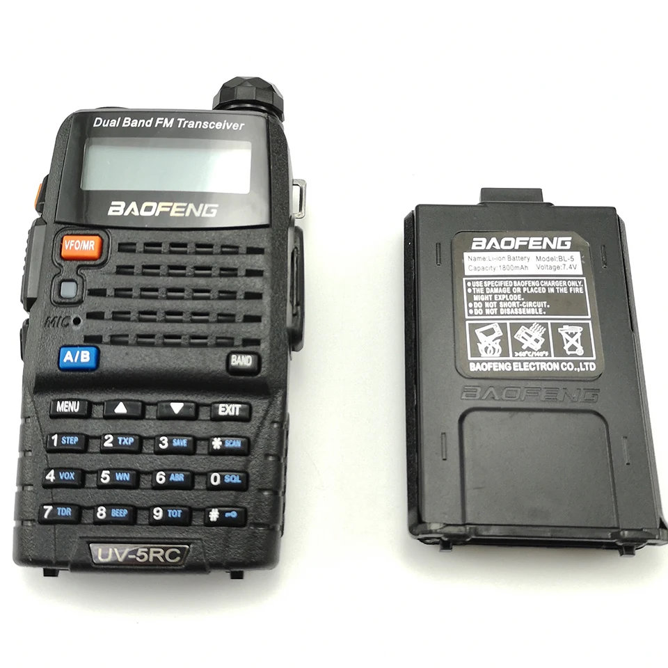 Baofeng UV-5RC портативная рация VHF UHF136-174Mhz и 400-520 МГц Двухдиапазонная двухсторонняя рация Baofeng UV 5R Plus портативная рация UV5R