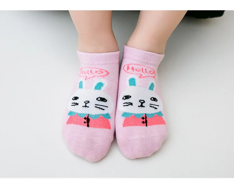 5 пар носков с милым животным принтом мягкие хлопковые носки с рисунками для маленьких мальчиков и девочек милые модные носки весна-осень