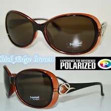 Ограничено по времени, толстые по краям, Заказные, водительские TAC усиленный, поляризационные, для гольфа, рыбалки, Uv 400, женские солнцезащитные очки