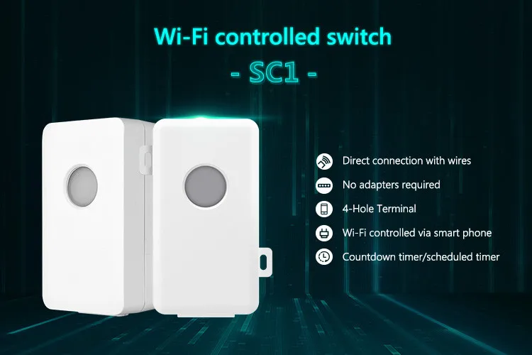 

2pcs Remote Control DIY Wifi Switch Smart Home automation/ Intelligent WiFi Center for APP Smart Home Controls 10A/2500W