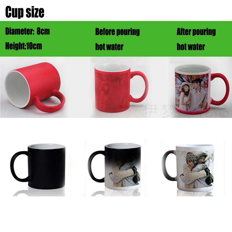 Кружка которая меняет цвет от температуры свой рисунок