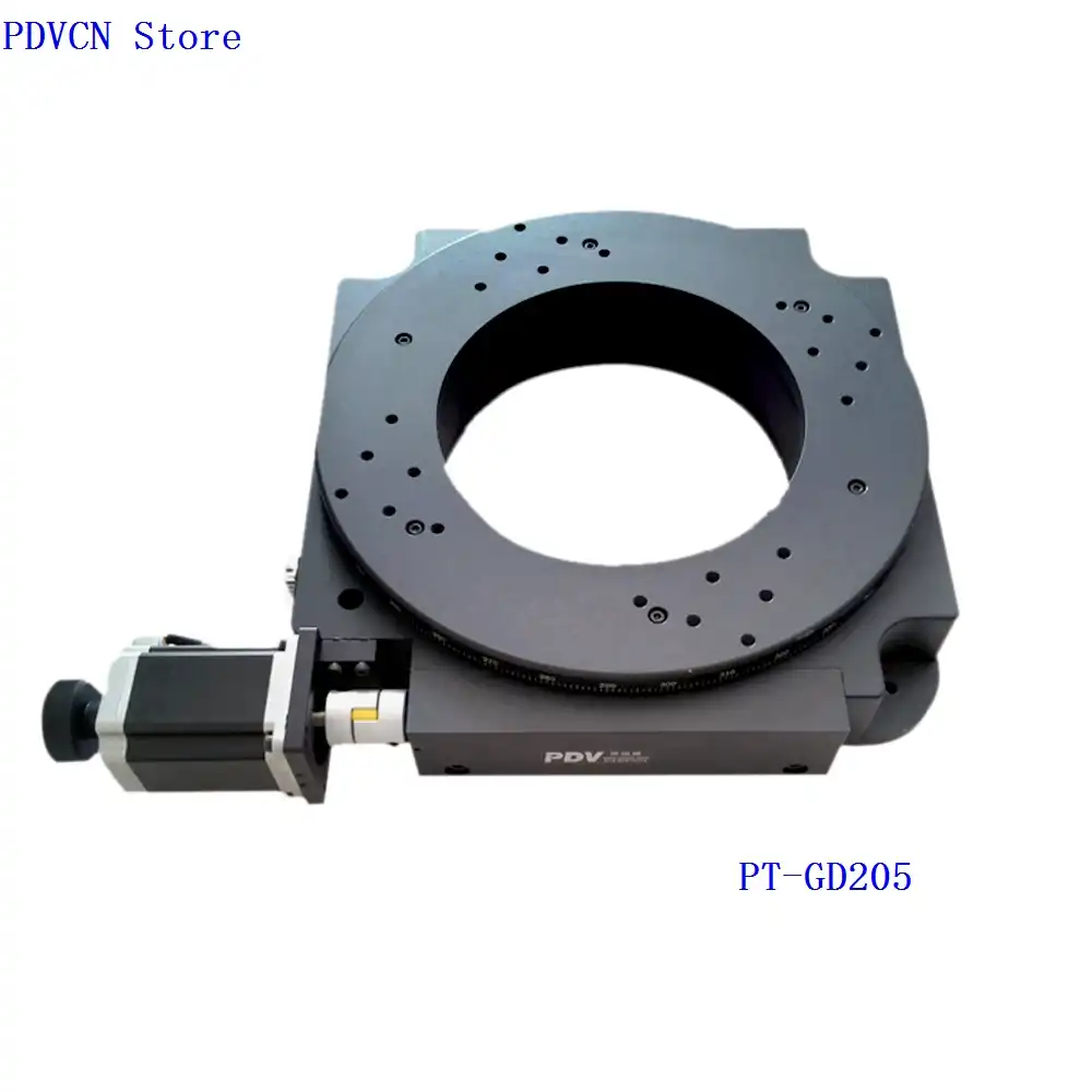 PT GD205 Motorized Rotation Stage, Electric Rotating Machine, Electric Optical Rotating Platform