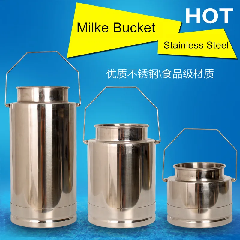

5-25L Stainless Steel Milk Bucket, Milk Container, Milk Can for Milking Machine