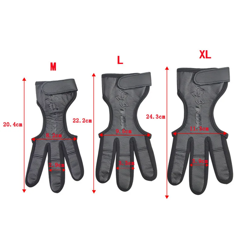 1 шт. 3 пальца защитные перчатки кожаные черные Защитная перчатки защищают инструмент, аксессуары