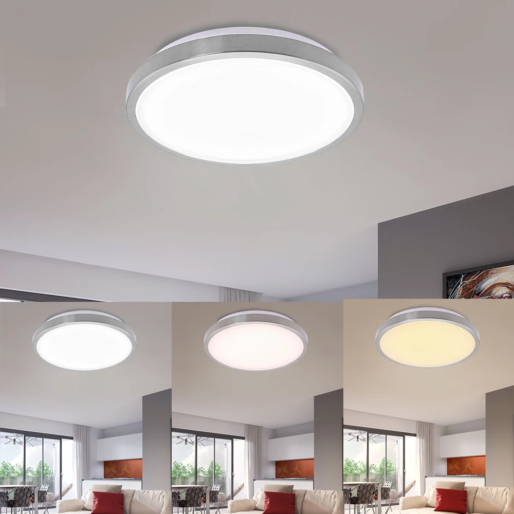 

Acrylic lampshade 12W 16W Modern Ceiling Light Color Change 2700K/4000K/6500K LED Ceiling Lamp Indoor Home Lighting Fixture