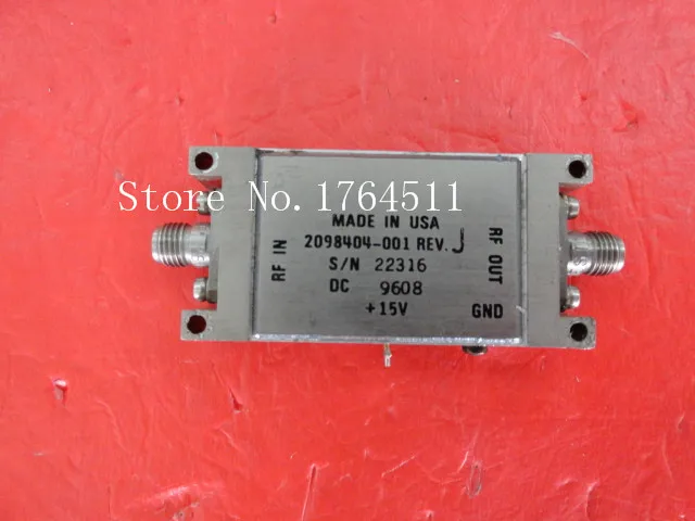 

[BELLA] Supply 15V SMA amplifier 2098404-001