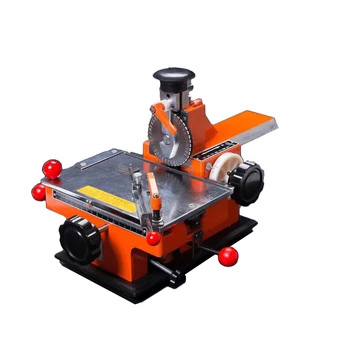 

Manual Steel Embossing Machine Metal Aluminum Alloy Name Plate Dog Tag ID Card Stamping Label Engrave Embosser Marking Tool