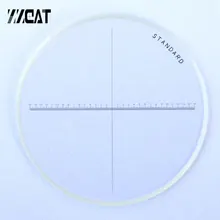 947 диаметр 35 мм Высокая точность микроскоп аксессуар крест линия сетка одноосная сетка Оптическое стекло Микроскоп-микрометр