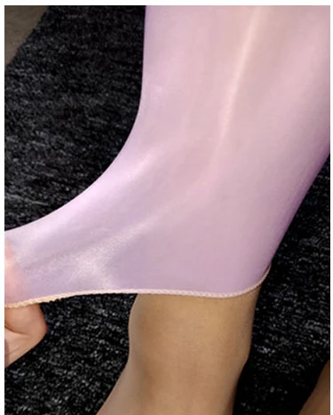 Men's Nine pants Oil Shine Pantyhose with Silicone Studs Cock Trunk Sheath sheer Glossy Stockings Nylons Tights Hosiery men