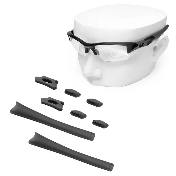 OOWLIT резиновые наборы носоупоры и ушные вкладыши для бронежилета XLJ солнцезащитные очки - Цвет линз: Gray RubberKit