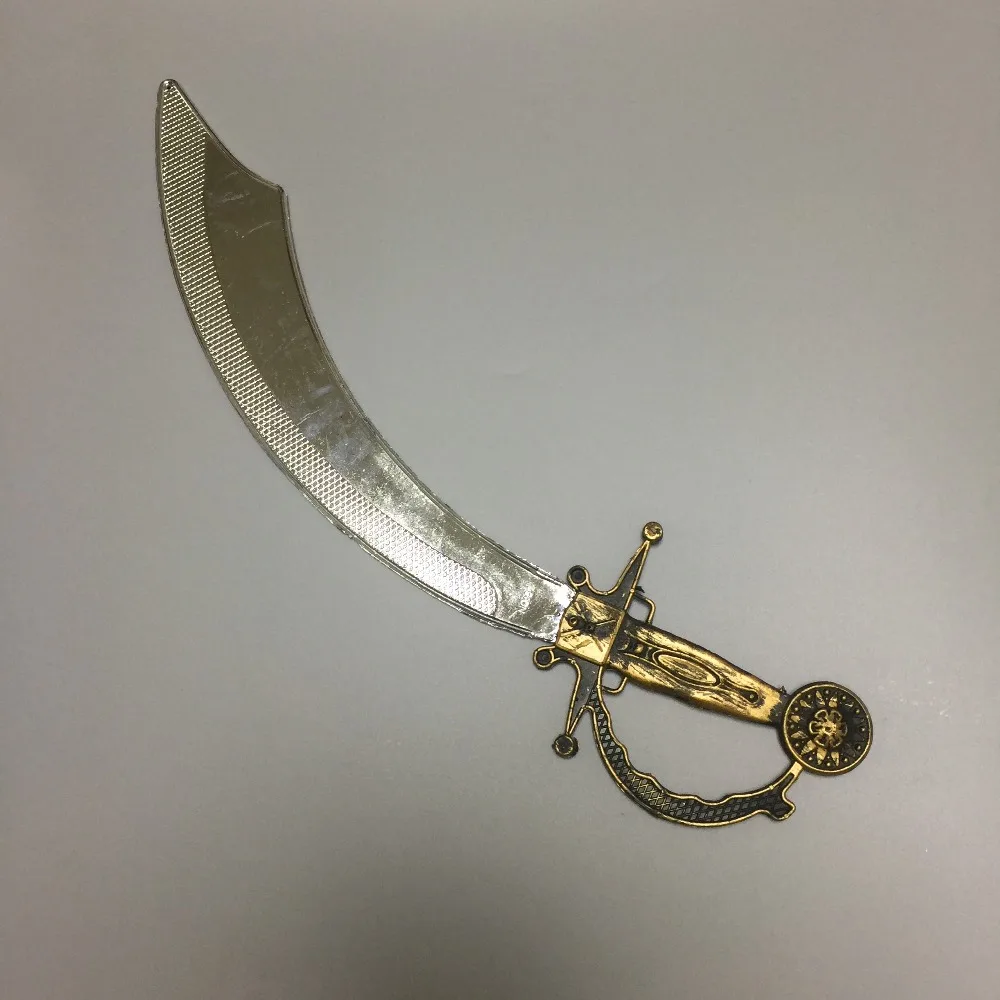QICSYXJ-2pcs-lot-Halloween-Fancy-Dress-Party-Cos-Pirates-Dress-Accessories-Knife-Plastic-Sword-Pirates-of (3)