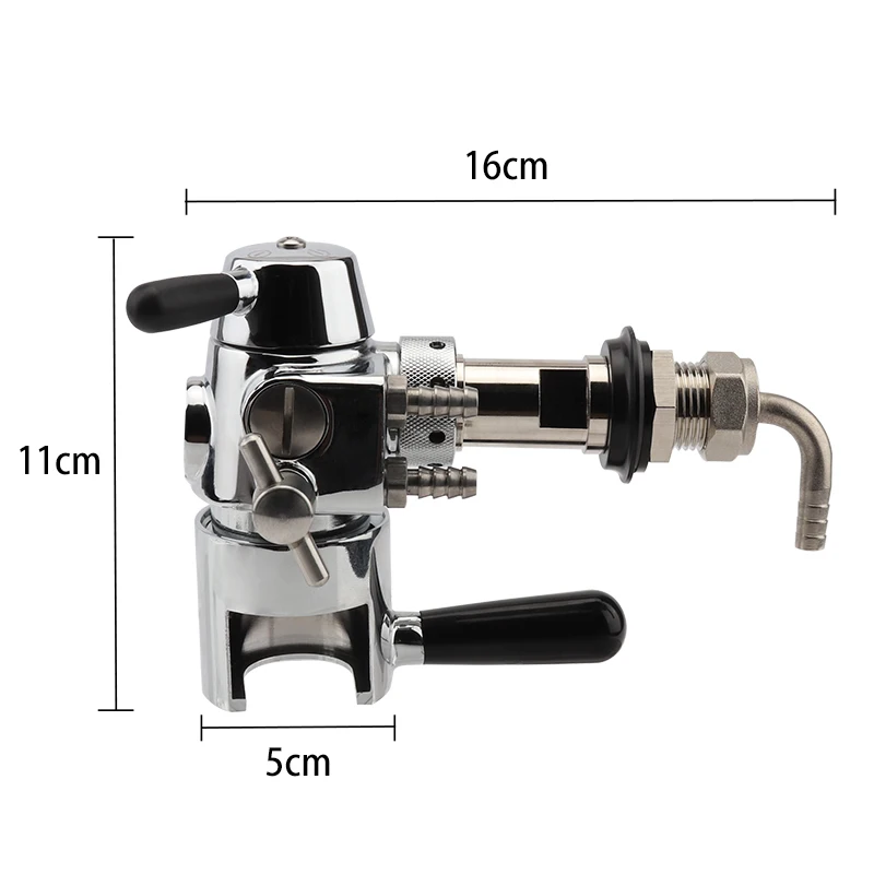  Stainless Steel Beer Bottle Tap de-foamingGrowler Filler with Adjustable Home brewing Beer Faucet B