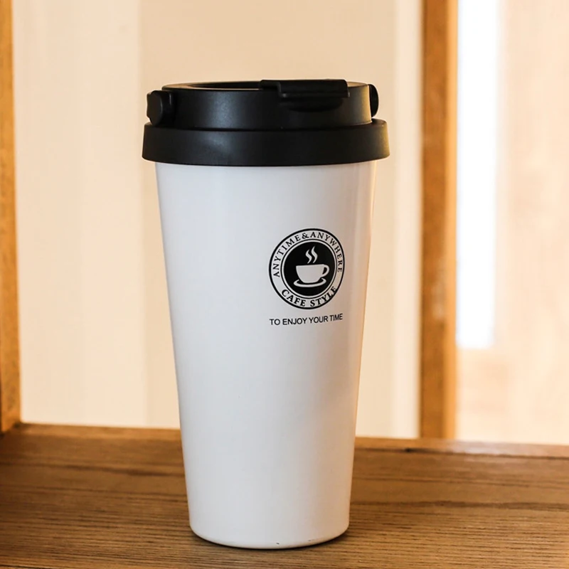 New Thermos Coffee Mugs 500ml Double Wall Stainless Steel Vacuum Flasks Travel Mugs Thermos Coffee Tea Cup Thermal Vacuum Bottle (16)