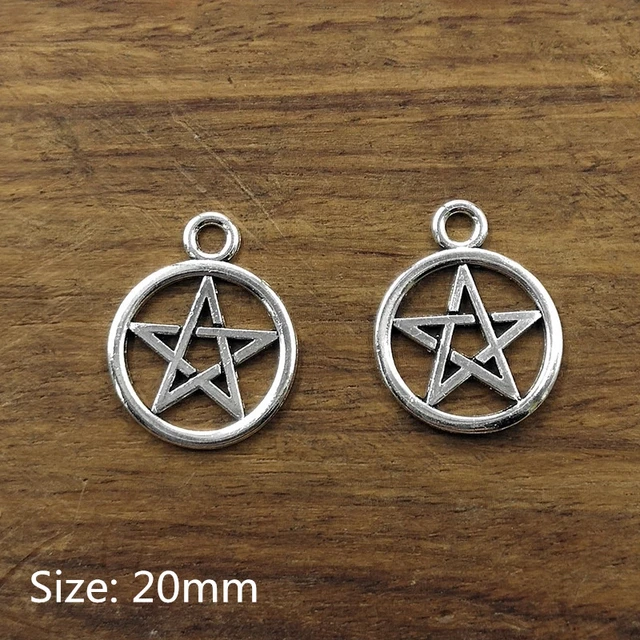 Sterling Silver Witch Hat Charm 21x17mm