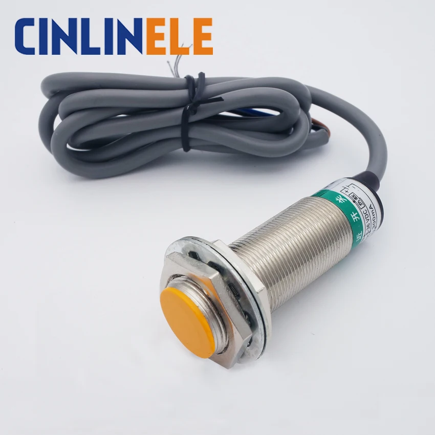 

M24 LJ24A3-8-J/EDZ 8mm sensing AC 3 wire NO+NC prism shape inductive Screen shield type proximity switch LJ24A3 proximity sensor