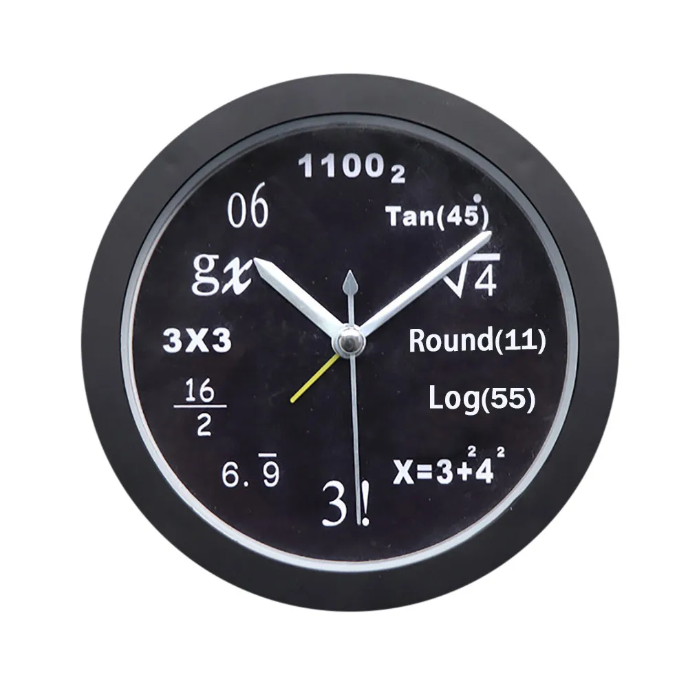 

Vogue Practical Clocks Beautiful Mathematics Fashion Creative Art Student Quartz Bedside Alarm Clock Home Decor QuickSand A70