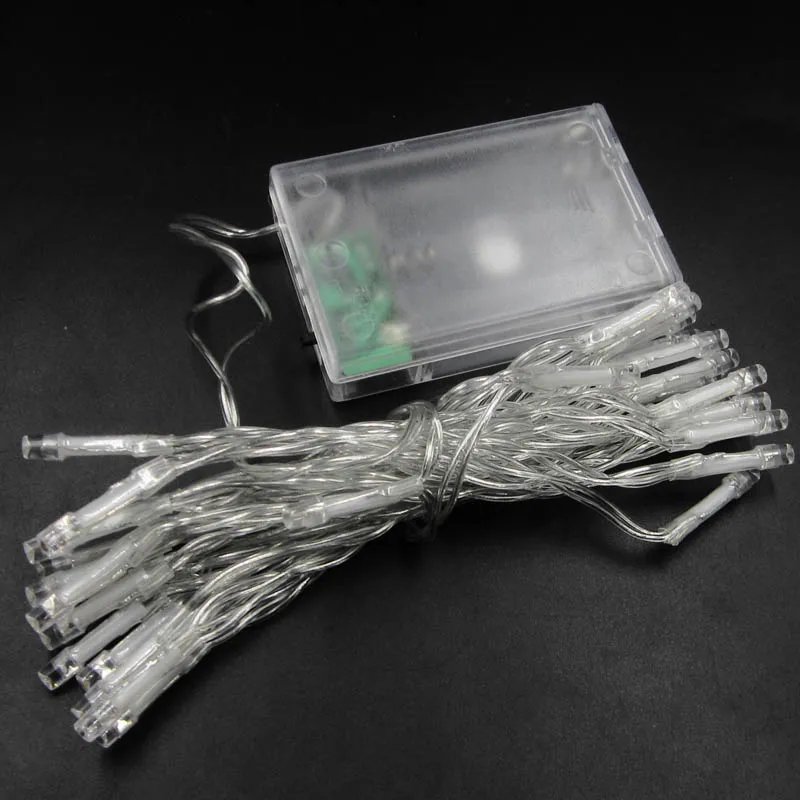 Battery Powered 30 LEDs Christmas String Fairy Lights Warm white for Wedding Party