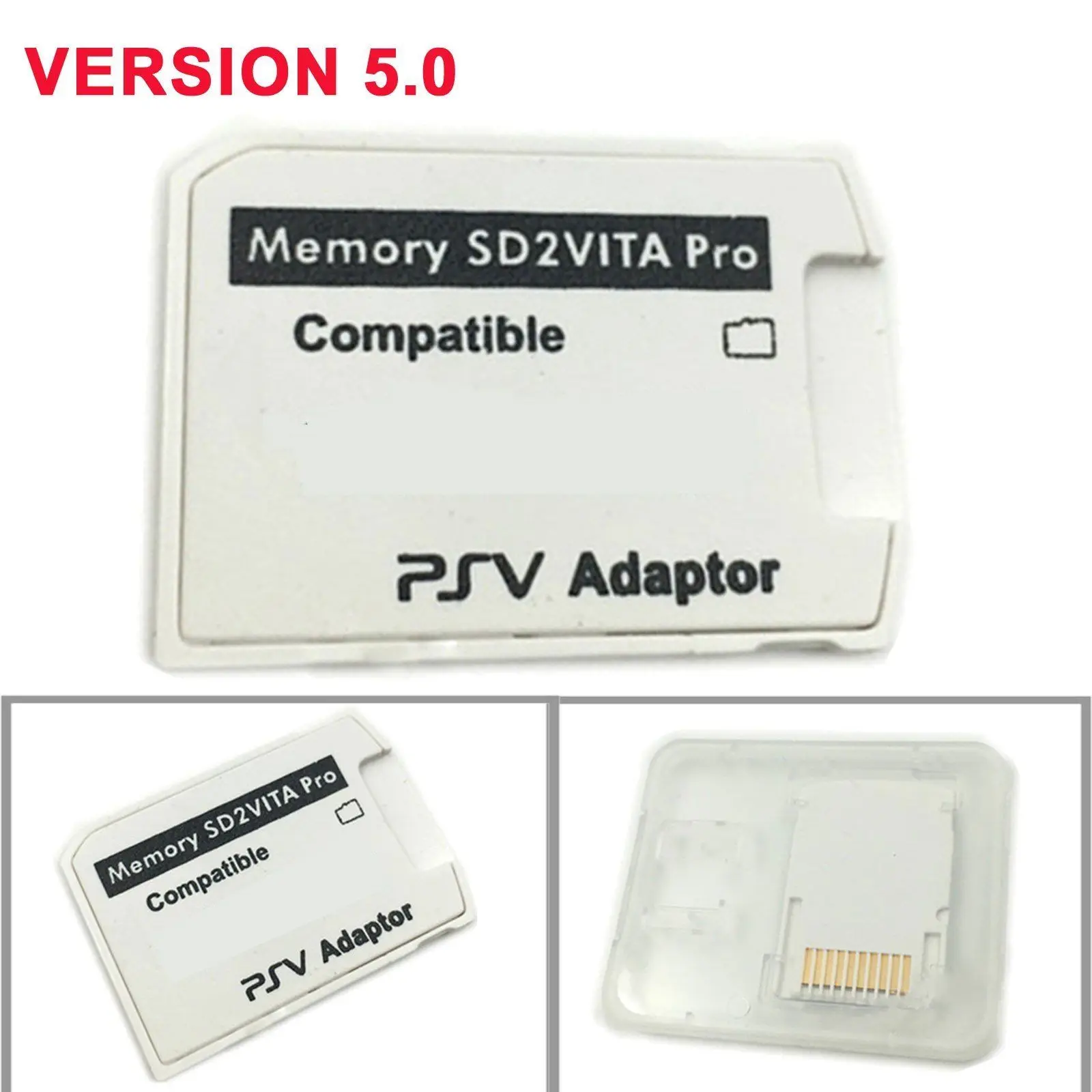 

2018 Modern New And Creative Mini V5 0 SD2VITA PSVSD Pro Adapter For PS Vita Henkaku 3 60 Micro SD Memory Card US