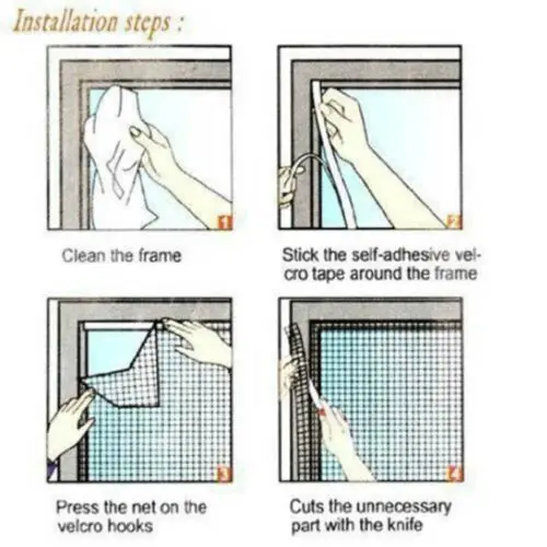 Anti-Insect Fly Bug Mosquito Door Window Curtain Net Mesh Screen Protector Cool Anti-Insect Fly Bug Mosquito Door Window Curtain Net Mesh Screen Protector Cool