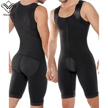 Wechery Bellies утягивающий корсет для похудения, дизайнерский Боди без рукавов, S-6XL на молнии, Корректирующее белье размера плюс, нижнее белье