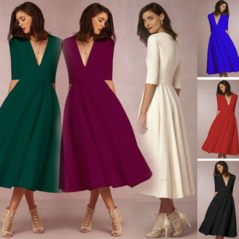 CYAN-Vintage-Autumn-Winter-Dress-Women-2018-Casual-Plus-Size-Elegant-Ball-Gown-Party-Dresses-Female (1)