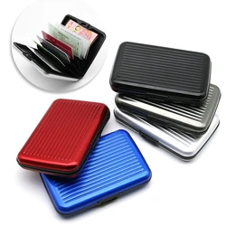Anti-Magnetic Rfid Aluminum Metal Bank Card Bags ID Holder Credit Business Card Case Practical Chromatic Cards Box for Men Women