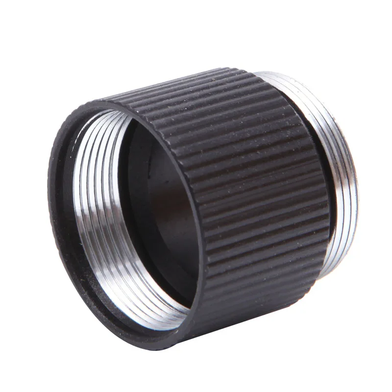 

Rechargeable Extension Ring Tube Joint Adapter for Bright Flashlight 18650 Black #W0829S#