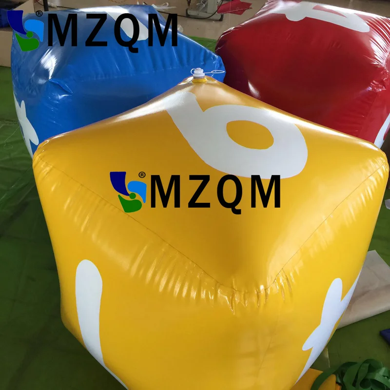 MZQM надувные Разноцветные Игральные Кости надутое сито из ПВХ горячие игрушки