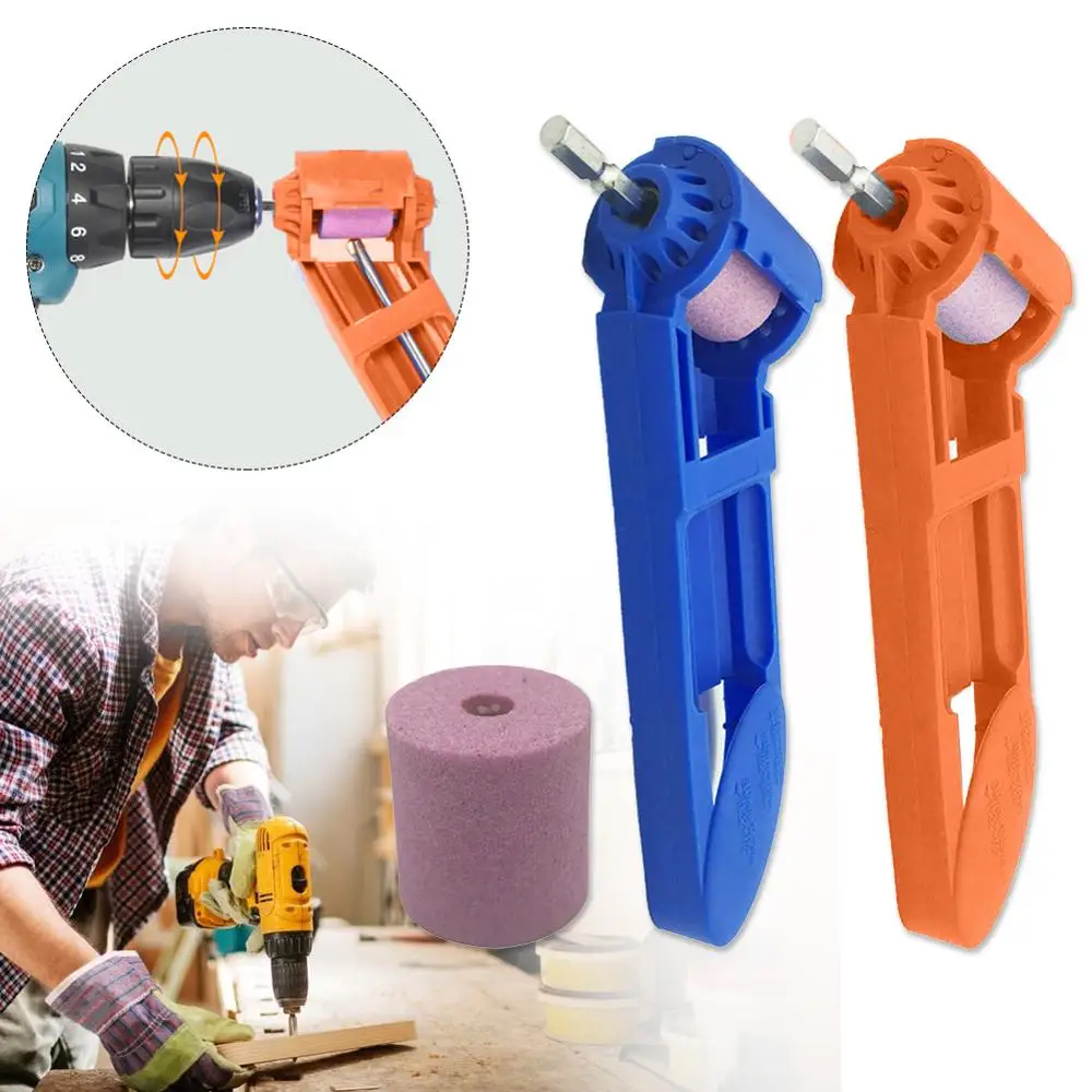 

2-12.5mm Portable Drill Bit Sharpener Corundum Grinding Wheel for Grinder Tools for Drill Sharpener Power Tool