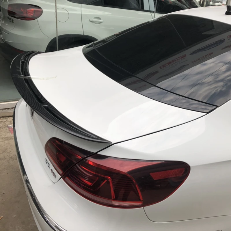 Для Volkswagen VW Passat CC 2009 2016 Авто углеродное волокно Багажник крыло губа 2010 2011 2012 2013 2014