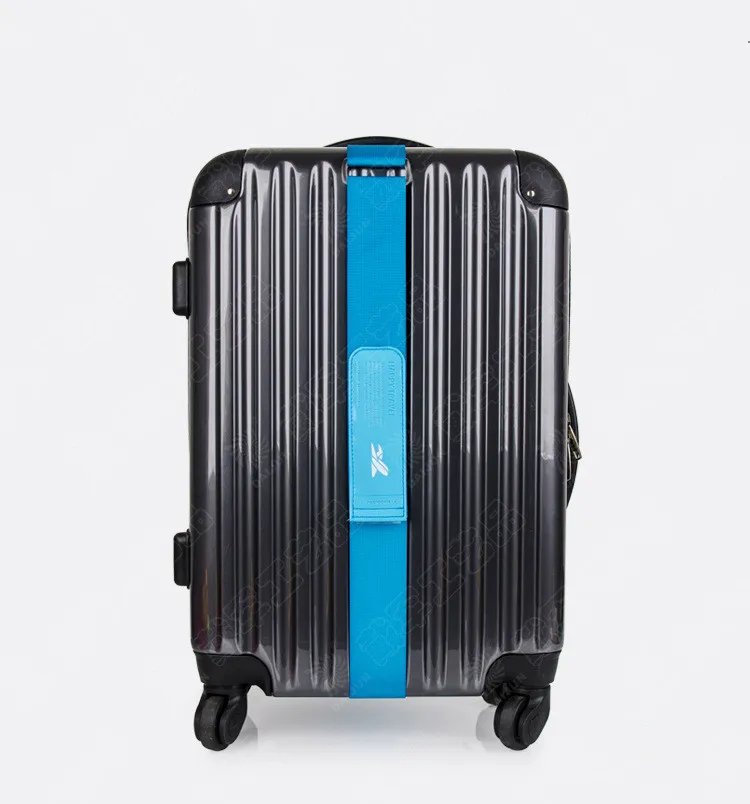travel accessories PVC adjustable luggage strap suitcase belt 2017
