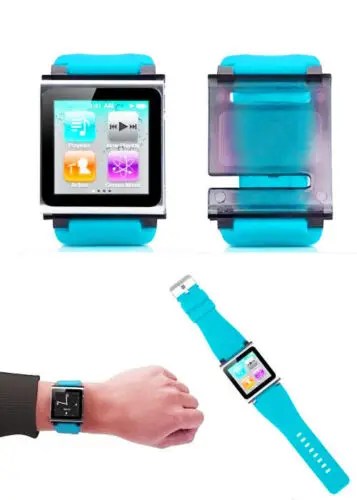Мультисенсорный ремешок для наручных часов, браслет для iPod Nano 6 6th 6g, силиконовый ремешок для наручных часов