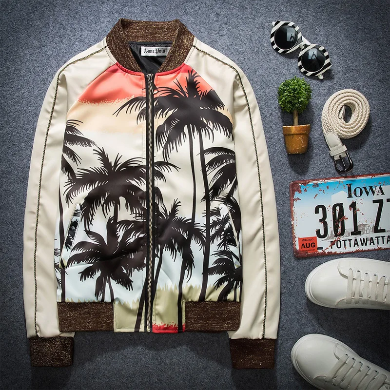 2017 Осенняя мужская куртка высокого качества Мужское пальто модная короткая