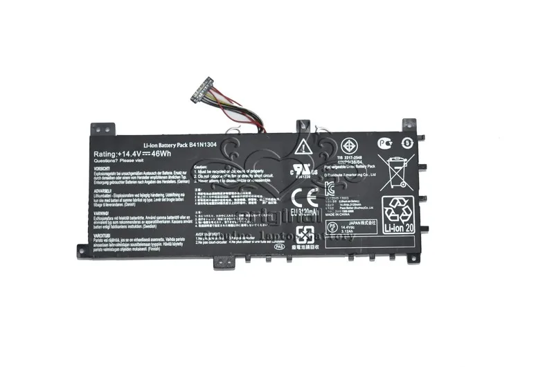 JIGU B41N1304 Original laptop Battery For ASUS S451LAS451LA-DS51T-CAfor VivoBook V451LA V451LA-DS51T JIGU B41N1304 Original laptop Battery For ASUS S451LAS451LA-DS51T-CAfor VivoBook V451LA V451LA-DS51T