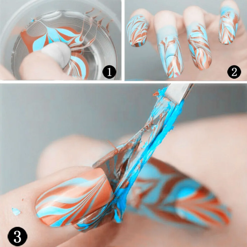 Anti Overflow L Off Nail Art Painting Tape Protector L Off Liquid Tape Nail Art Cuticle Guard Palisade Latex Care Polish Diy Tools
