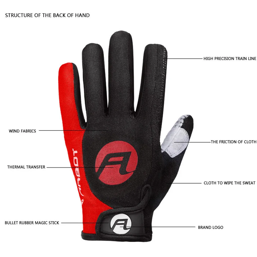 1 Pair Women Men Cycling Gloves Full Finger Bicycle Gloves Anti Slip Gel Pad Motorcycle MTB Road Bike Glove Luva Mitten for Sale