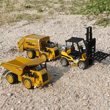 

1/50 Scale Alloy Conventional Metal Truck Trailer ContainerEVERGREEN Cargo Truck Diecast Model Green ColorEngineeringVehicle Toy