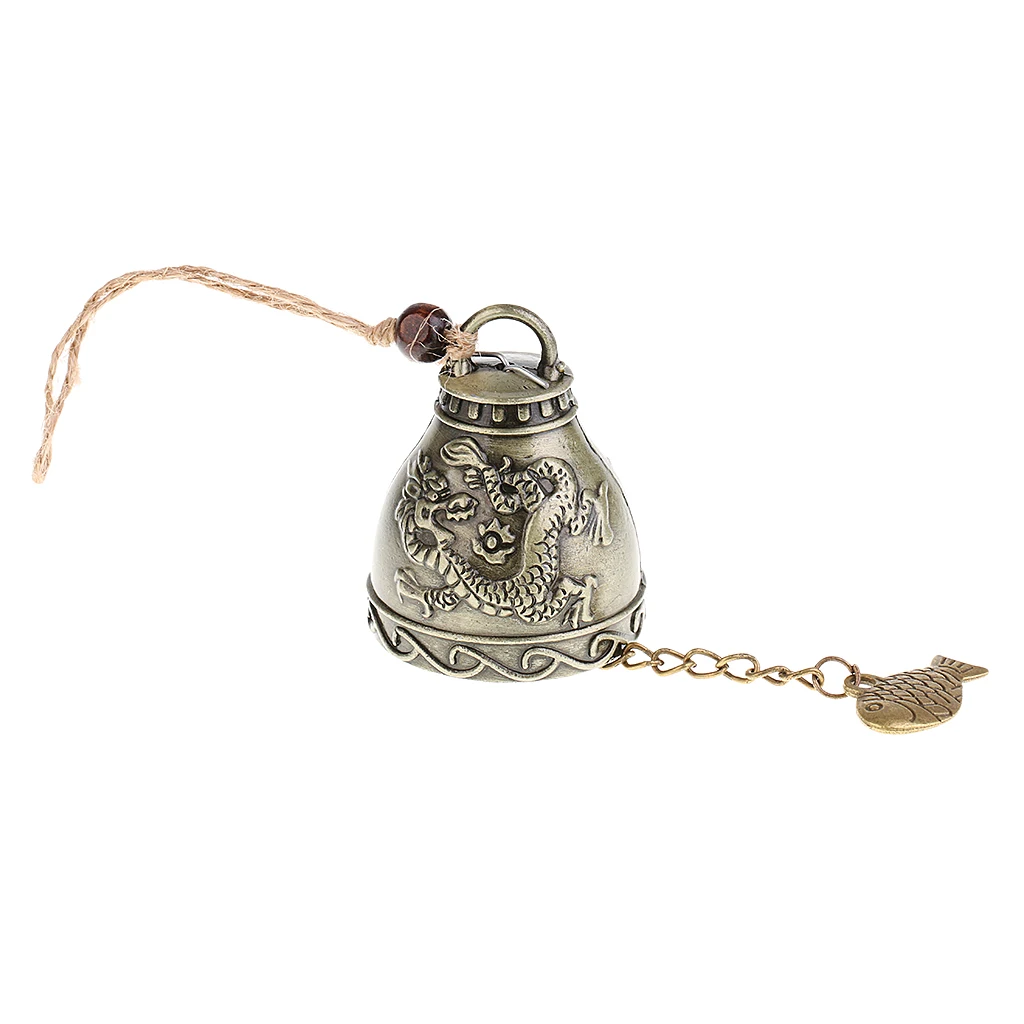 5 Pieces Vintage Metal Wind Chime Hanging Bell for House Car Decoration Adornment