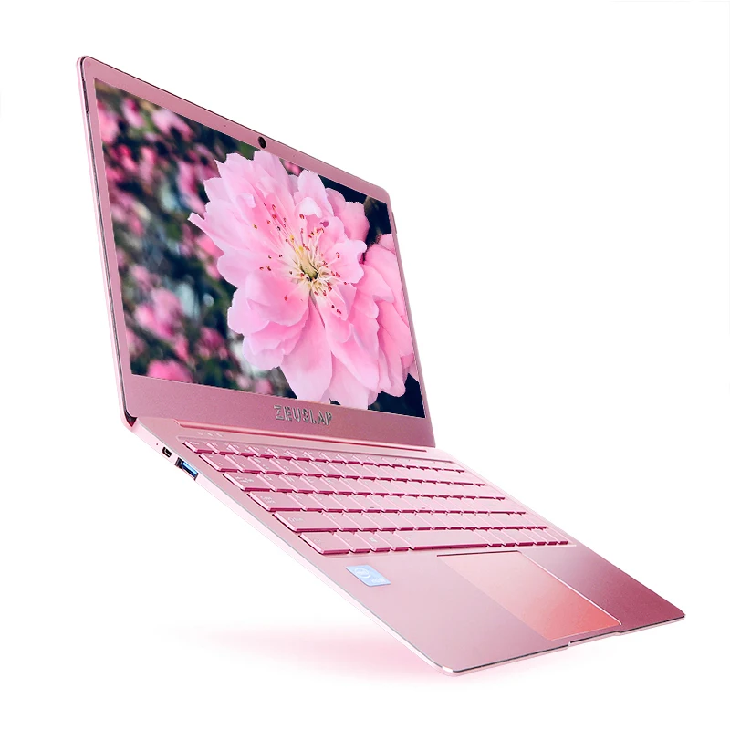 14 дюймов ultraslim 8 ГБ ОЗУ 128 Гб ssd розовое золото цвет ips экран с подсветкой Клавиатура
