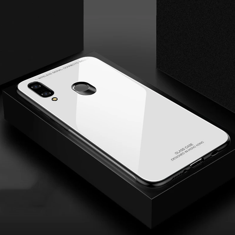 

Phone Case Shockproof Silicone Glass Cover On For Huawei Honor 8X 8C Honor8X X8 C X 8 P20 Lite Pro P20Lite P 20 4/6 64/128 GB