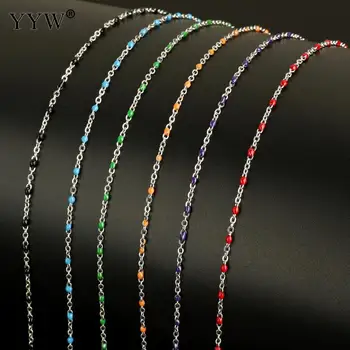

10m/Spool Metal Chain for Jewelry Making Stainless Steel Chain Roll DIY Chain Necklace Bracelets for Pendant Men Women Jewelry
