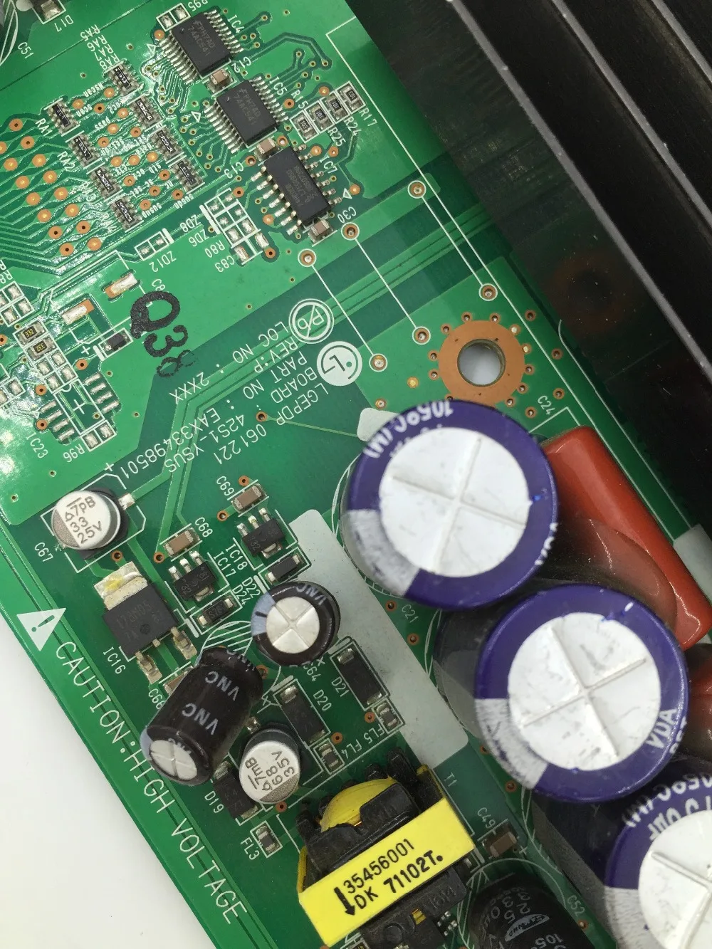 95% Новый оригинальный для PDP42S1 EAX33498501 EBR33499501 Y плата|Детали холодильника| |