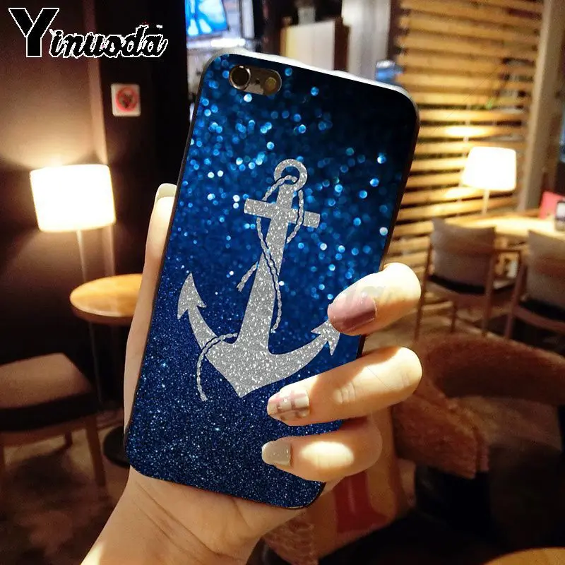 Nautical Tattoo blue boat Anchor Art