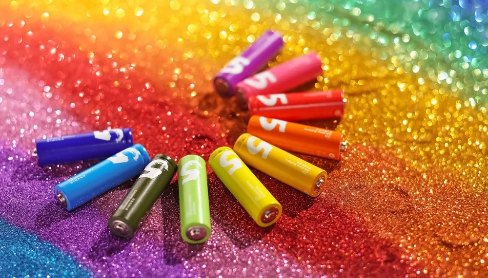 Original XiaoMi Rainbow AA Battery Disposable Batteries Kit 